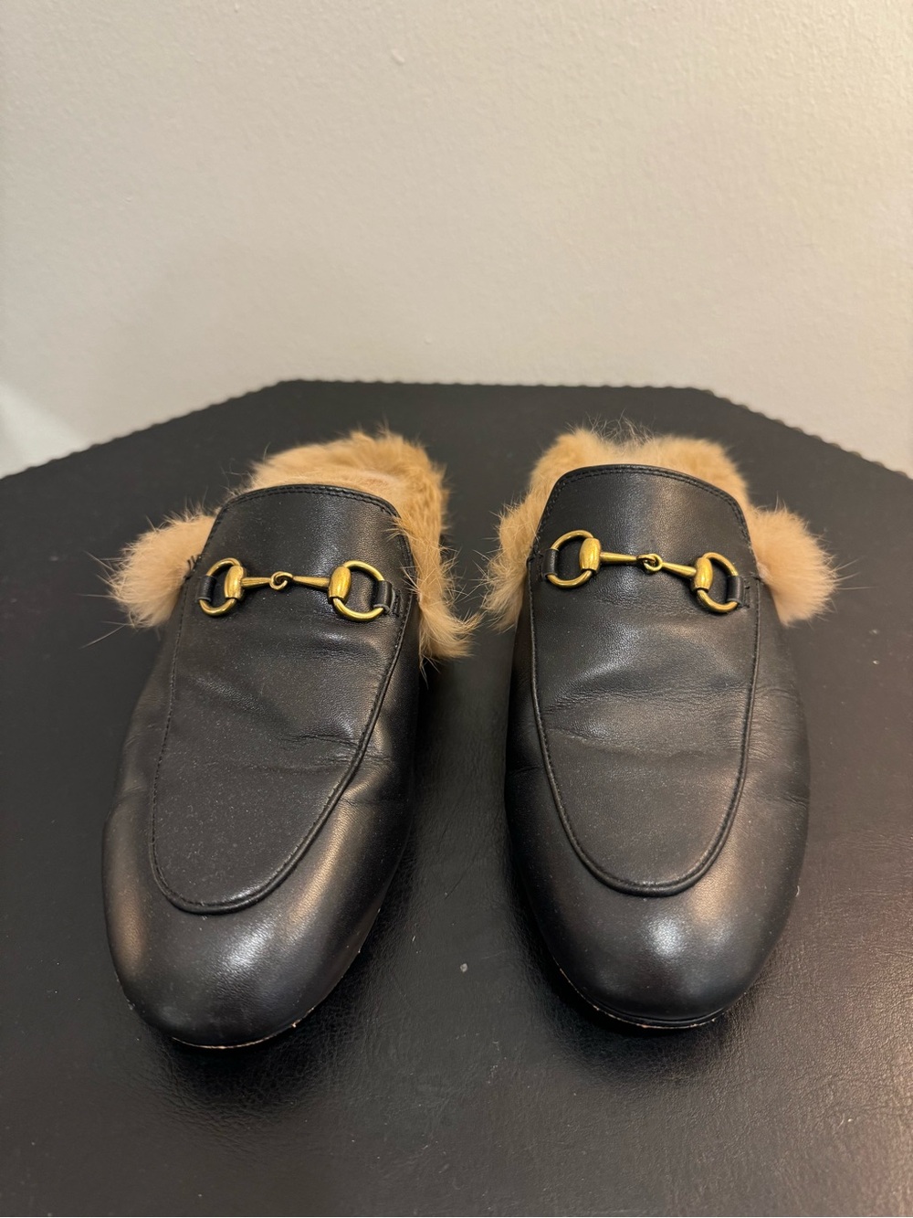Gucci Princetown Genuine Shearling Loafer Mule (Women) - Picture 3 of 7